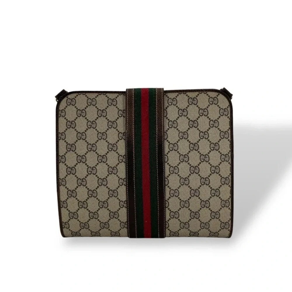 Gucci Brown and Tan Shoulder Bag - Picture 3 of 16